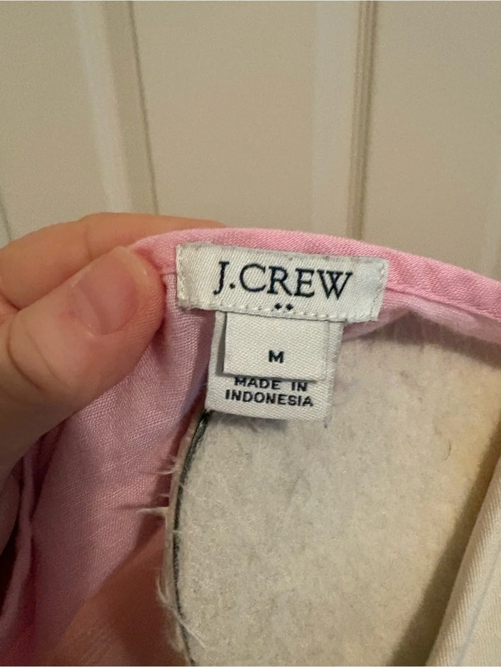 J. Crew Light Pink Tunic/chemise size M Top runway item